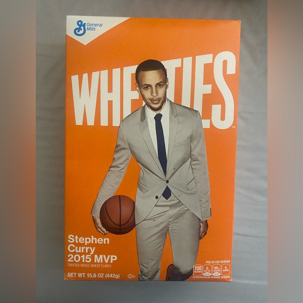Stephen curry NEW wheaties cereal box